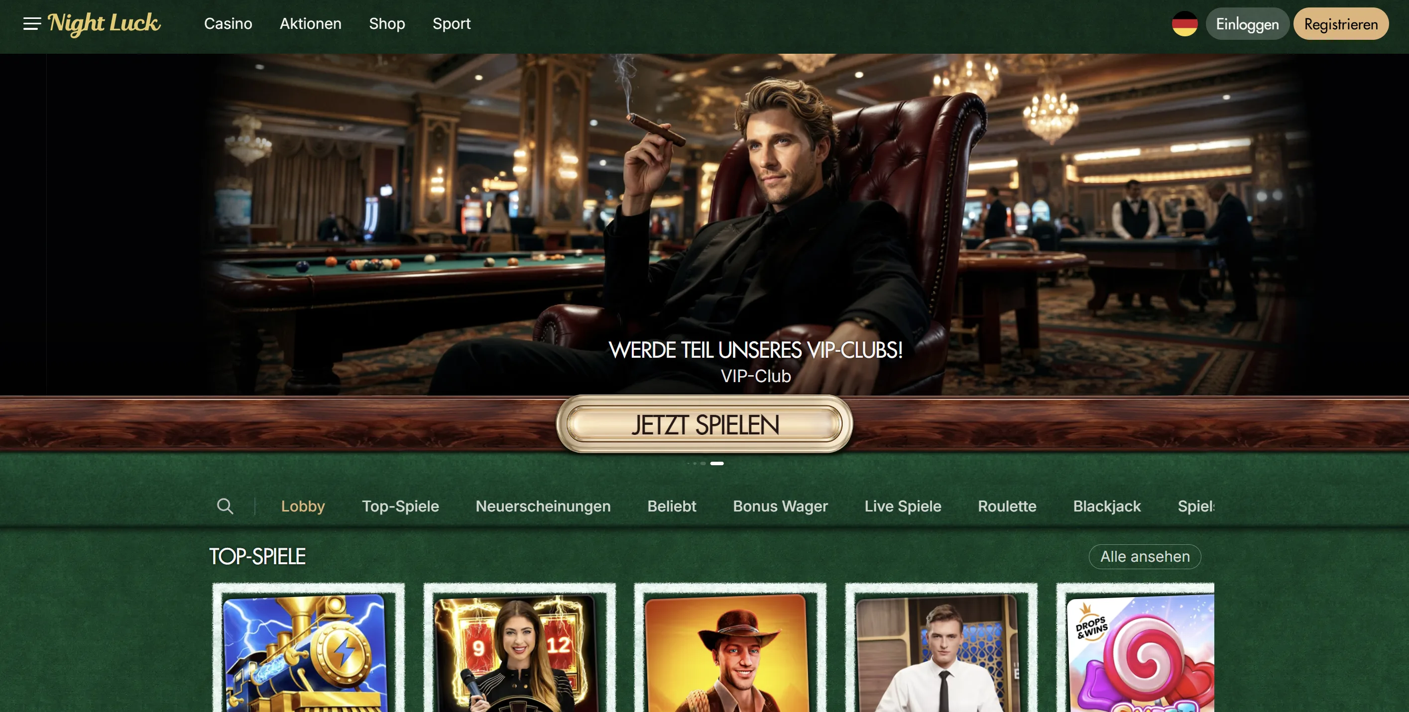 Night Luck Casino Anmelden